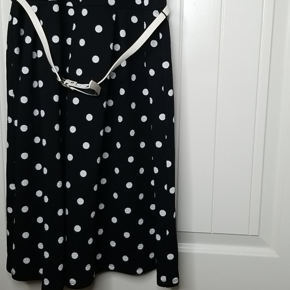 RMLL Belted Polka Dot Dress - Picture 3 of 5